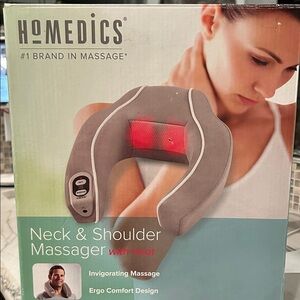 Homedics Silver Neck & Shoulder Massager with Heat